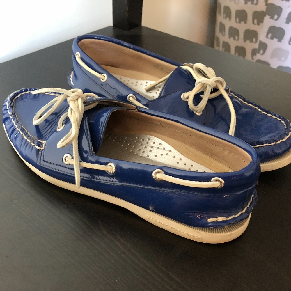 Royal Blue Sperry Topsiders